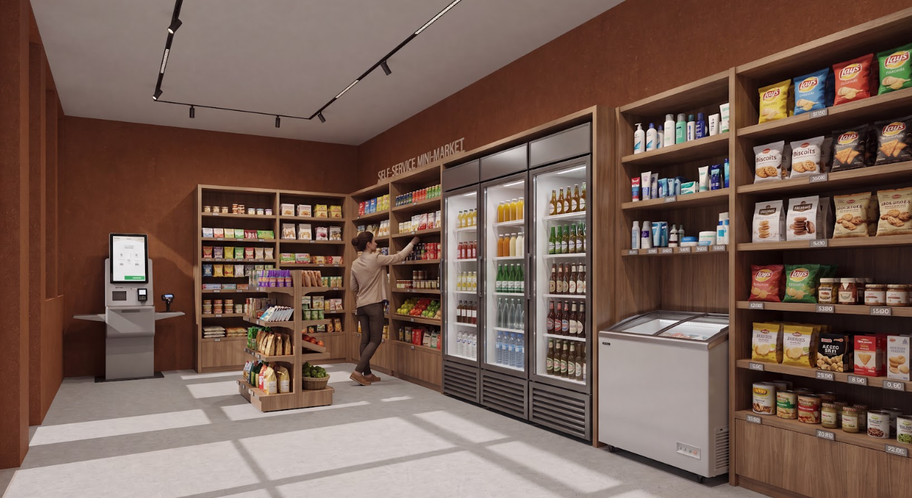 Mini Market Self-Service 24h no Residencial Manhattan Itu